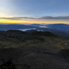 View from Mount Talang