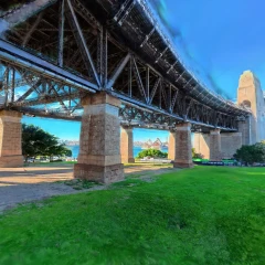 Under Sydney Harbour Bridge