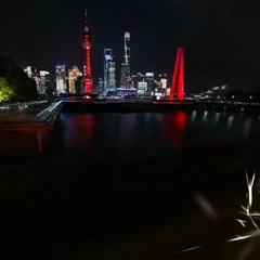 上海外滩外白渡桥夜景
