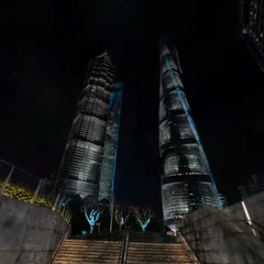 0131上海夜景国金中心输出