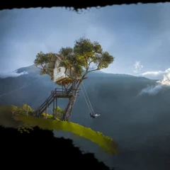 Sharp Photo - Swing at the end of the world