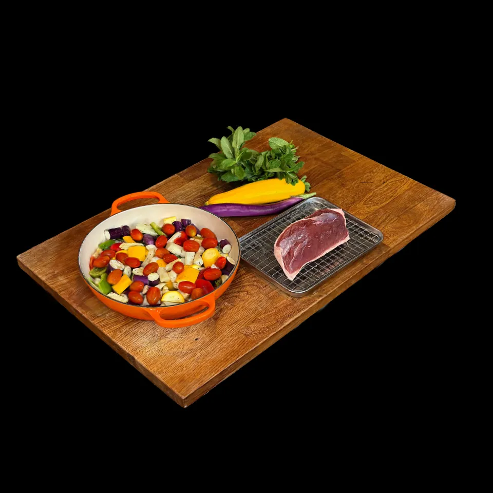 Duck Breast on Slow-Roasted Vegetables