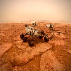Perseverance rover  -  Synthetic scene