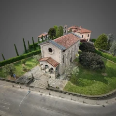Rilievo chiesetta Via crocefisso Bergamo