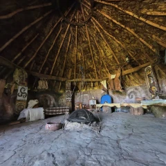Iron Age Roundhouse Reconsruction Interior