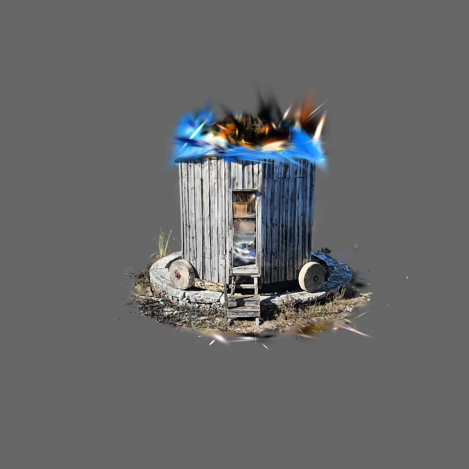 Windmill on wheels - Portugal 