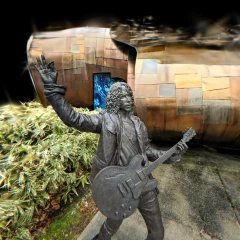 Mopop Cornell Statue, 2022