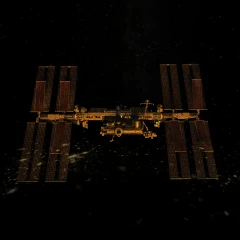 International Space Station - Sunset