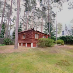 Wooden Cabin in Nowa Kaletka, Poland. Lidar C1 Share3DCam MipMap processed