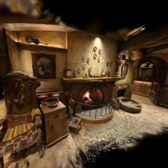 Hobbiton Hoobit Hole Living Room