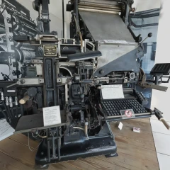 Nixdorf computer museum - Linotype 5cS machine