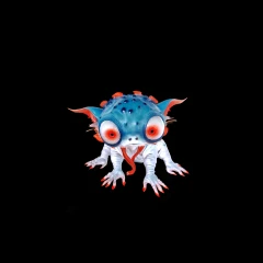 Blue Coral Eyed Monster - Reconstructed with Seeget3D