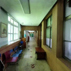 부여여자고등학교 도서실-아나가온 복도