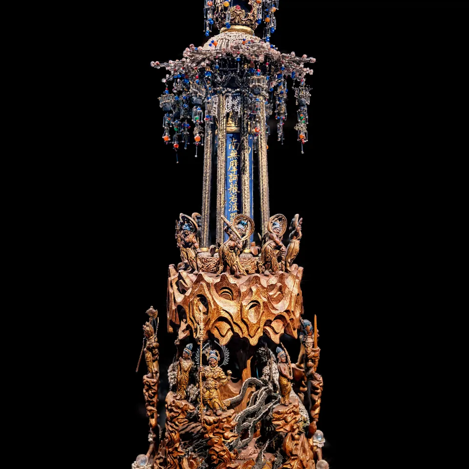 Pagoda Made with 40,000 Pearls