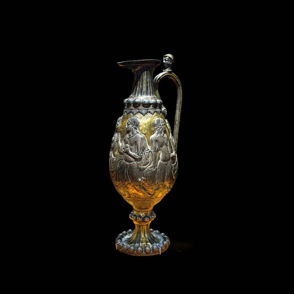 Silver Ewer with Greek Myth Scenes