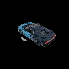 LEGO® 42083 Bugatti Chiron v1 by Mecabricks