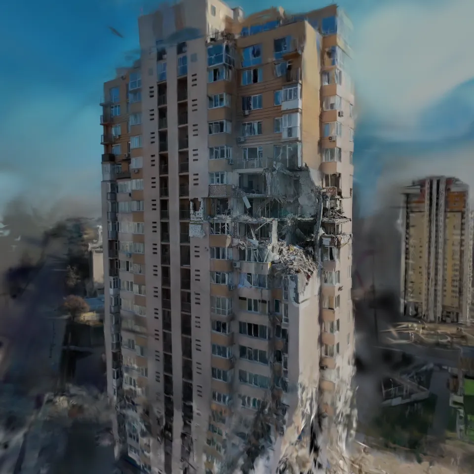 Destroyed High-rise Apartment Building, Solomenstkiy district of Kyiv