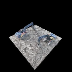 Excavator, construction (KOR)
