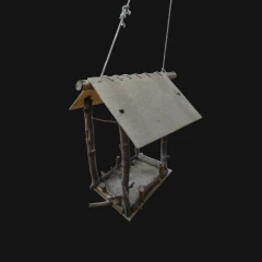 Handmade bird feeder