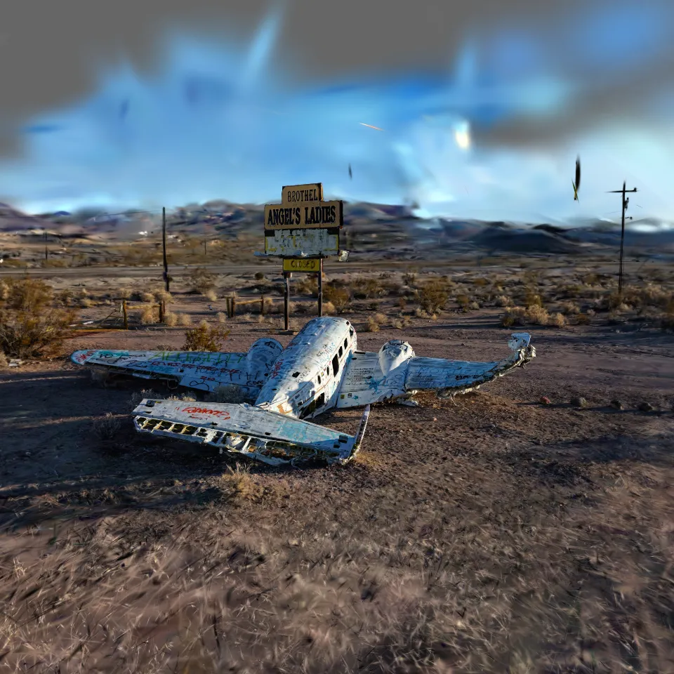 Plane Crash by a Brothel in Nevada