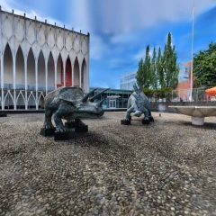 Seattle Center Dinosaur Fountain June 2026 (RS to LF version)