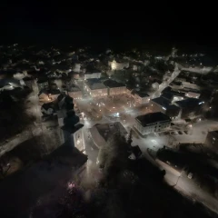 Krásná lípa at night
