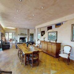 My first gaussian splatting based on Matterport Virtual Tour 9 months ago. Now I use my portal cam