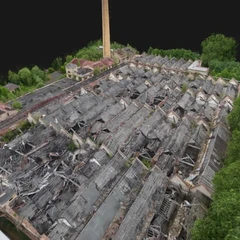 Textile factory ruin