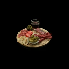 Meat and wine