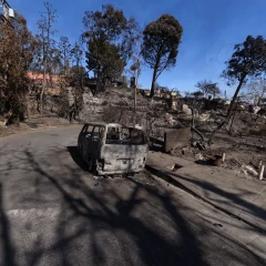 LA Fires Van