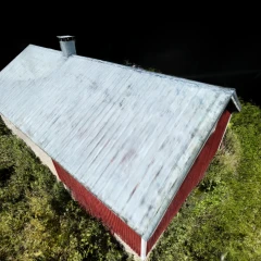 Old barn in the Finnish countryside.