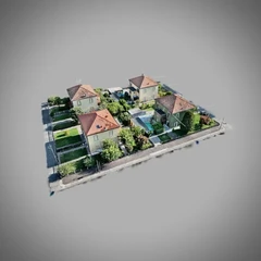 Particolare delle abitazioni villaggio Crespi