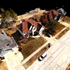 Landscape House scan splat