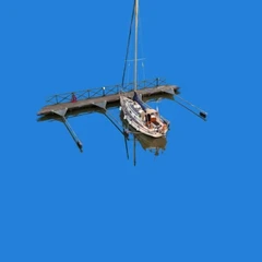 ship in water