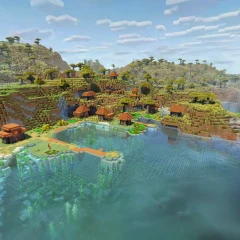 Minecraft Small Village (VR Ready ✅)