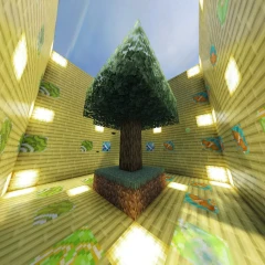 Minecraft Oak Tree (VR Ready ✅)