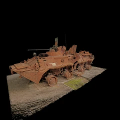 Destroyed russian BTR-82A APC - Ukraine War