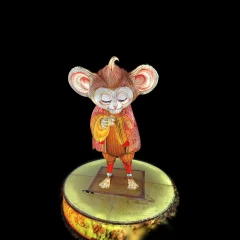 Zodiac Monkey Lantern @ 2024 LA Lantern Art Expo - Santa Anita Park, Arcadia, CA