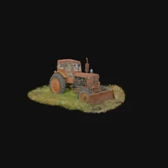 Rusty Belarus tractor