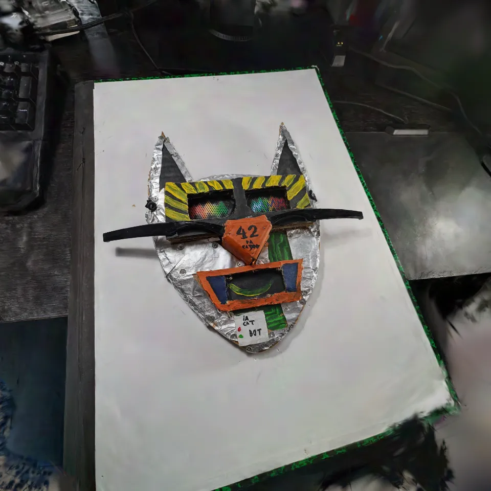 IA CatBot 42 Mask
