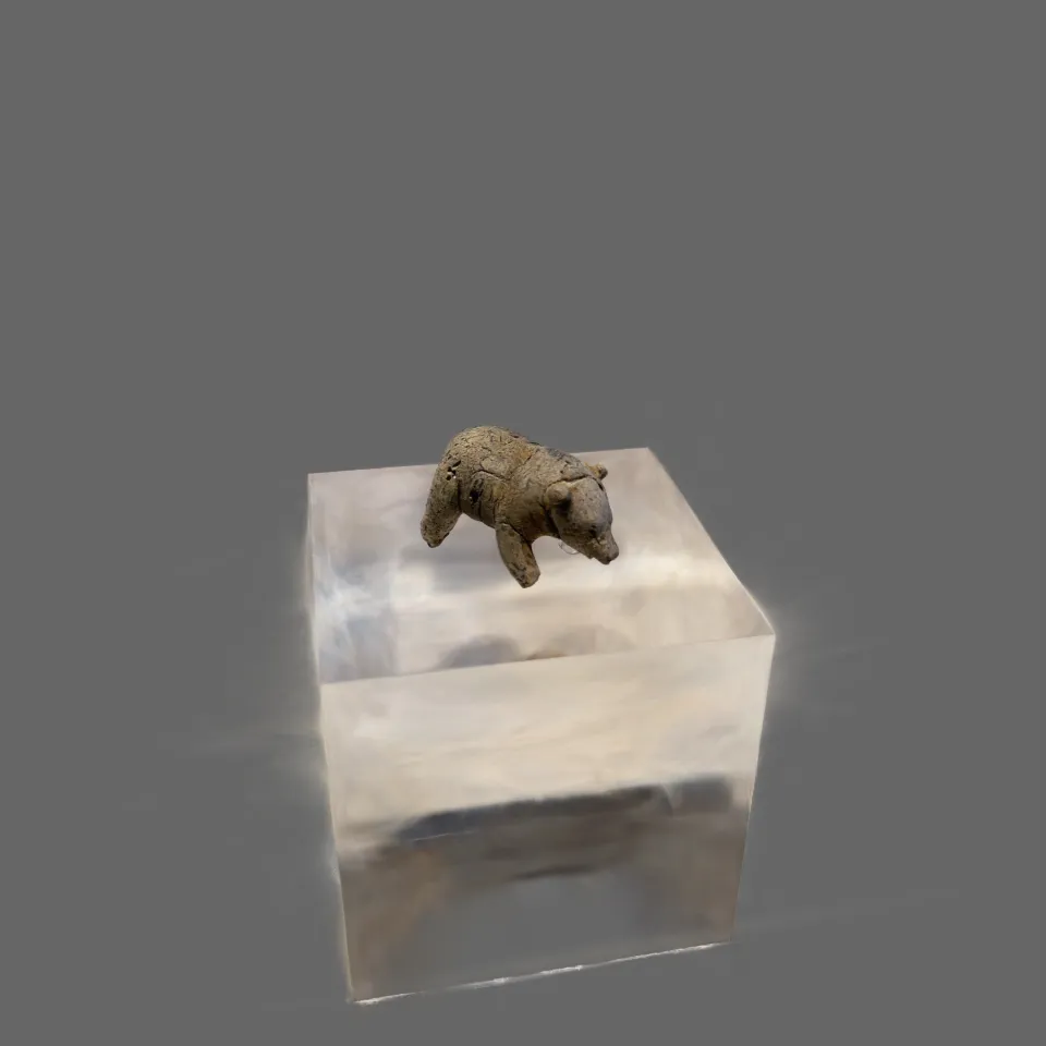 Bone bear carving (replica)