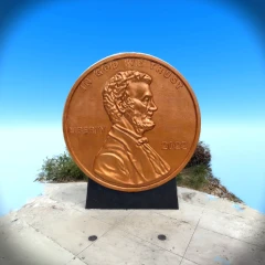 Giant Lincoln Penny
