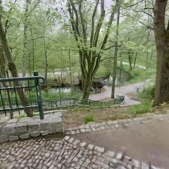 Central Park in Olsztyn, Poland