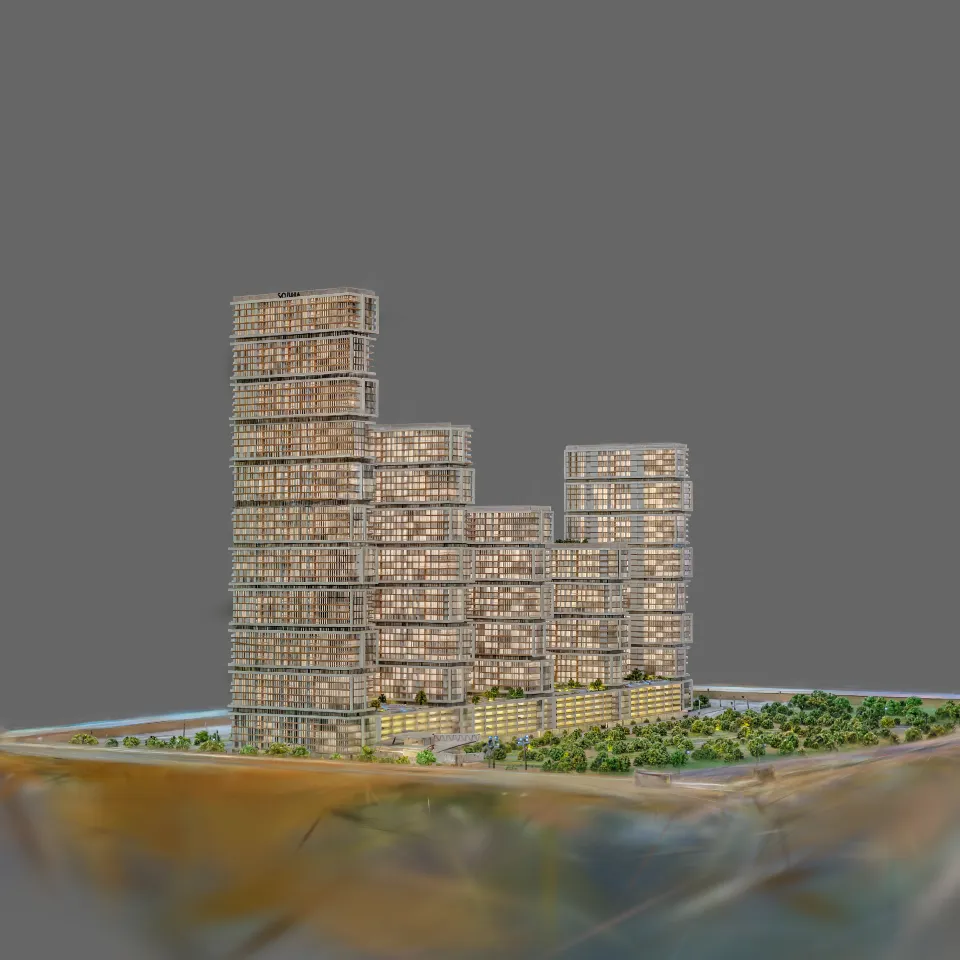 SOBHA Realty maquette display - Dubai