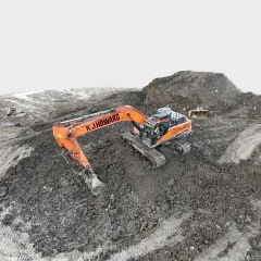 Muddy Excavator Site