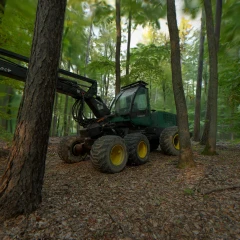 Timberjack forestry harvester