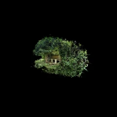 Overgrown Garden Shelter, Murthly Estate, Perthshire, Scotland