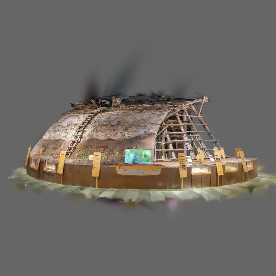 Reconstructed Pit Dwellings of the Okhotsk Culture (Okhotsk Museum Esashi)