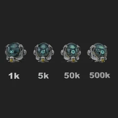 DamagedHelmet Splat Comparison