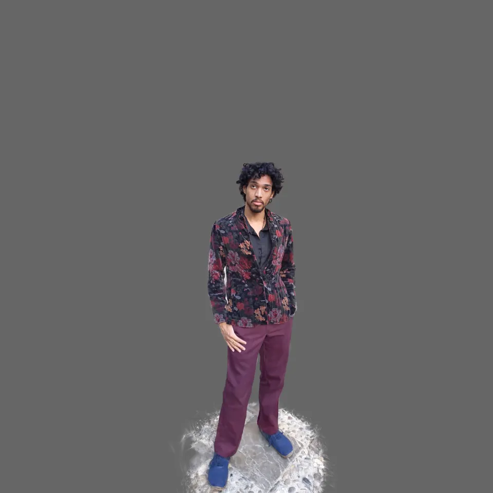 Man in a Flower Jacket